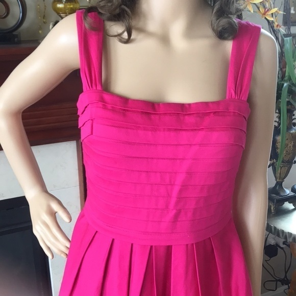 Sangria Pink Ruched Embroidered Dress - Picture 6 of 16